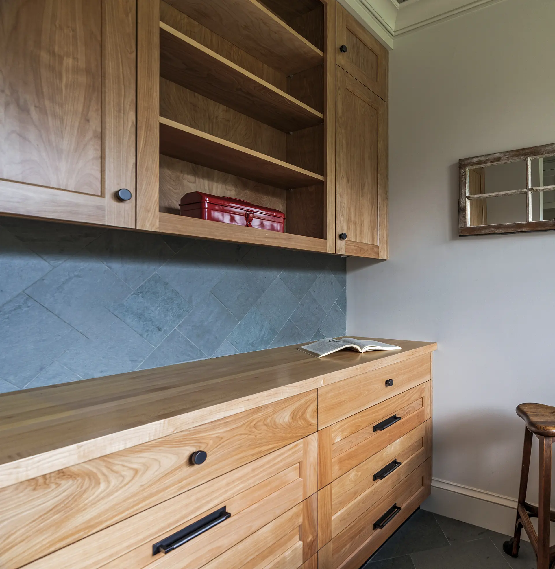 Reb Birch Custom Cabinets